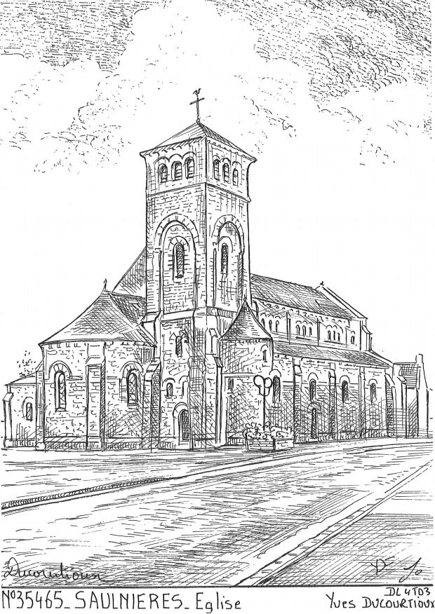 Souvenirs SAULNIERES - �glise
