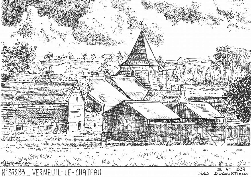 Cartes postales VERNEUIL LE CHATEAU - vue