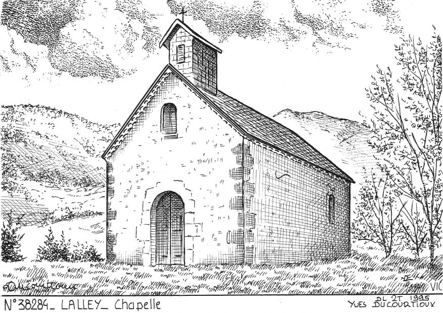 Cartes postales LALLEY - chapelle