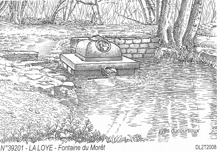 Cartes postales LA LOYE - fontaine du moret