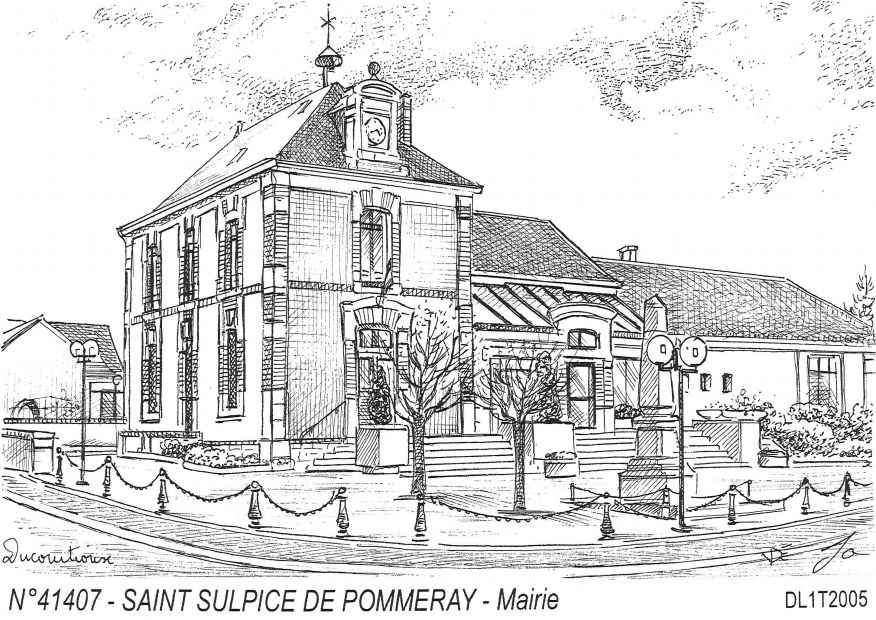 Souvenirs ST SULPICE DE POMMERAY - mairie