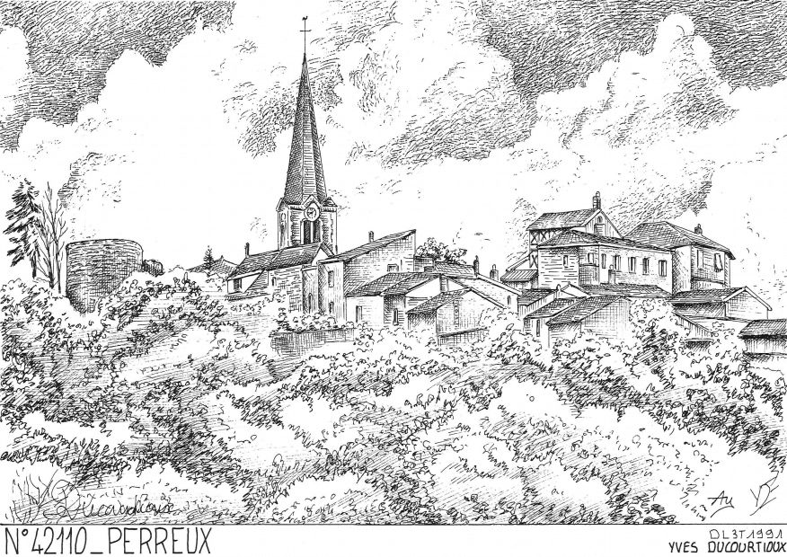 Cartes postales PERREUX - vue