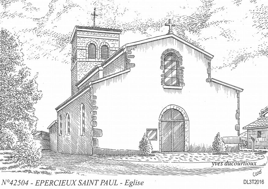 Cartes postales EPERCIEUX ST PAUL - glise