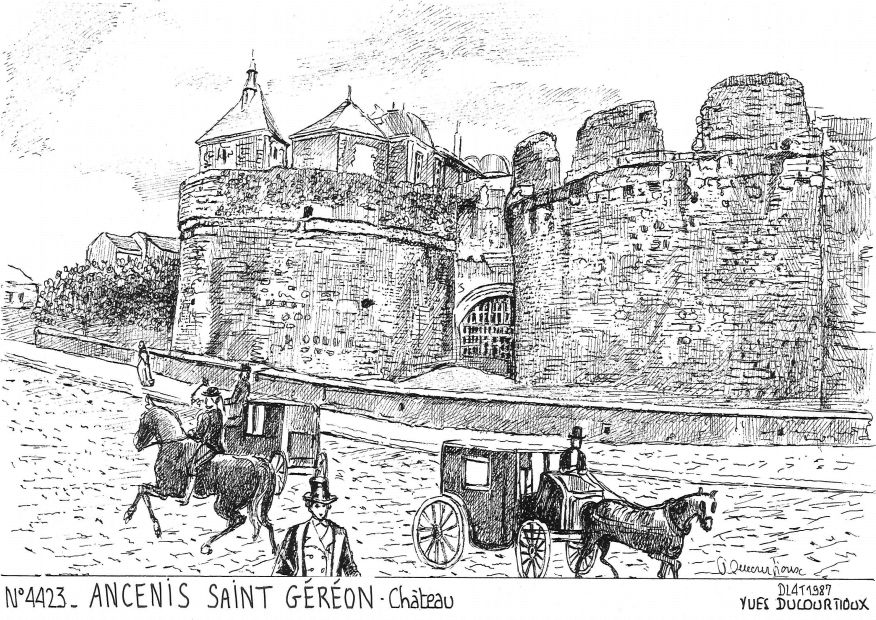 Cartes postales ANCENIS SAINT GEREON - chteau