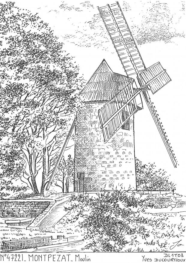 Souvenirs MONTPEZAT - moulin