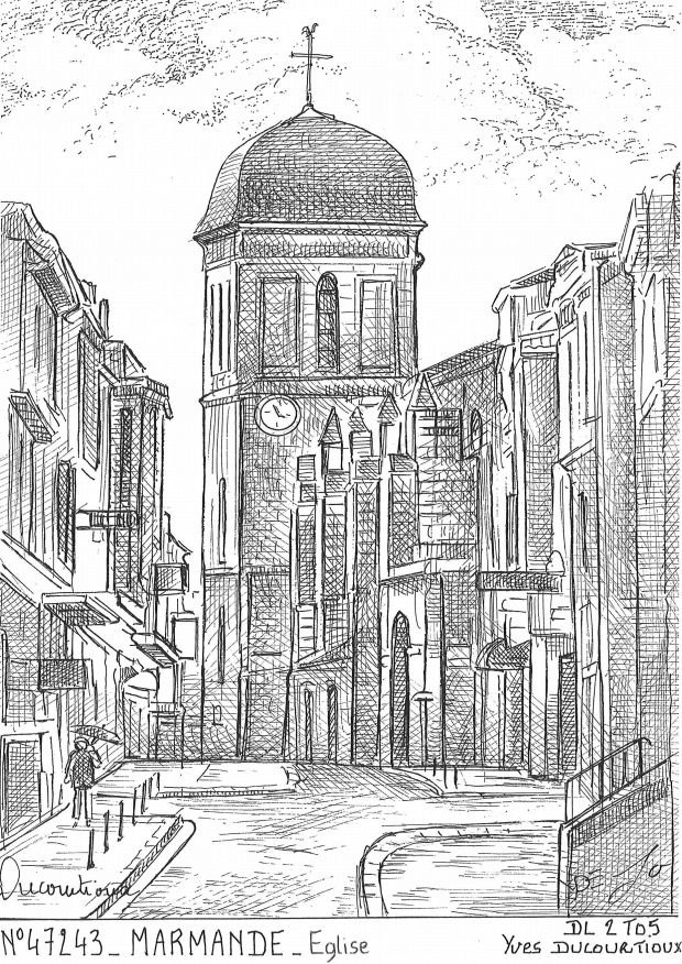 Cartes postales MARMANDE - �glise