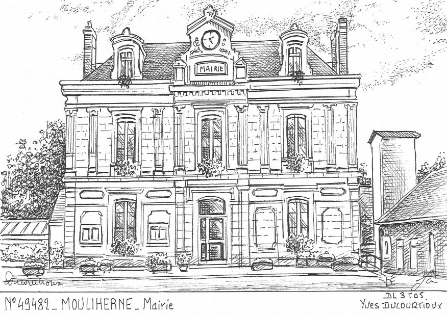 Souvenirs MOULIHERNE - mairie