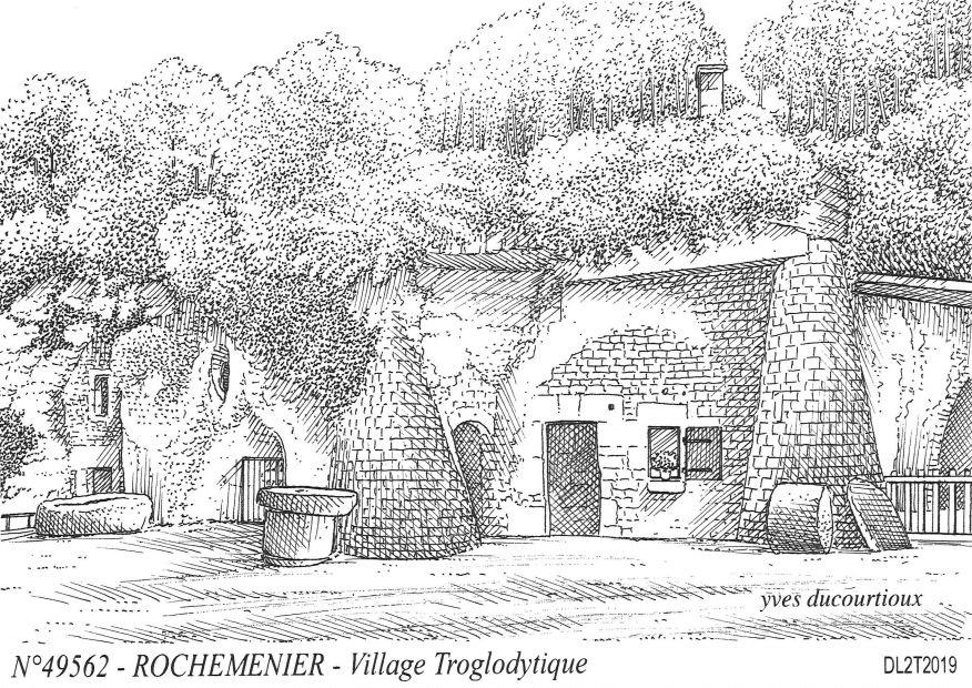 Souvenirs LOURESSE ROCHEMENIER - village troglodytique
