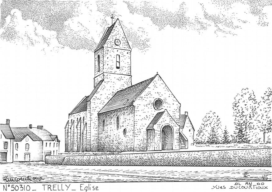 Cartes postales TRELLY - glise