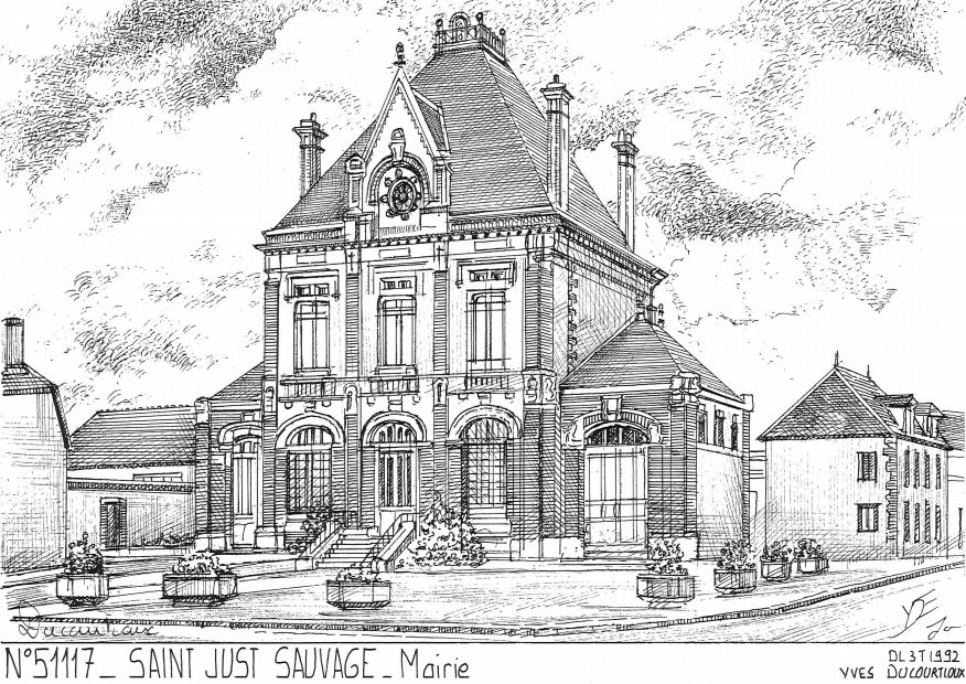 Souvenirs ST JUST SAUVAGE - mairie