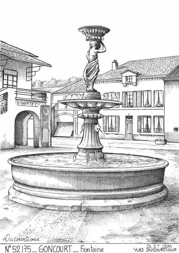 Souvenirs GONCOURT - fontaine