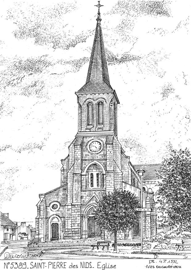 Souvenirs ST PIERRE DES NIDS - �glise