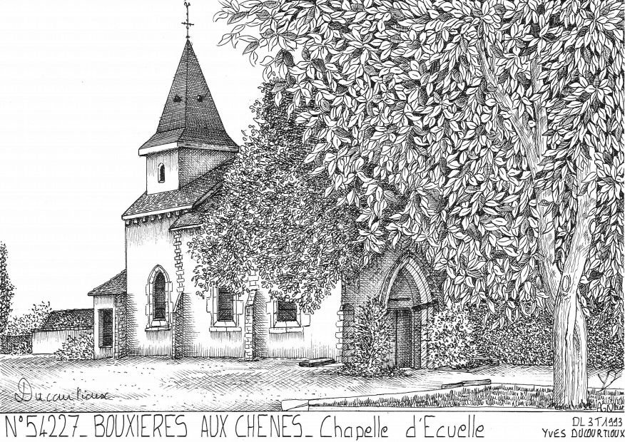 Souvenirs BOUXIERES AUX CHENES - chapelle d cuelle