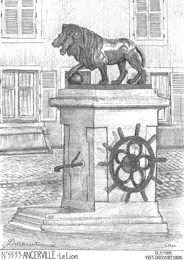 Cartes postales ANCERVILLE - le lion