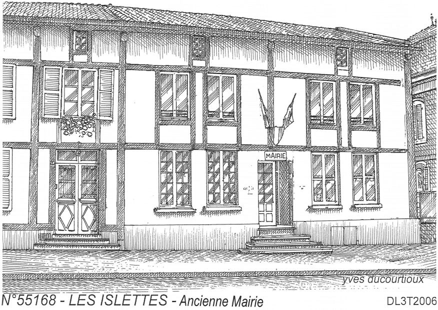 Cartes postales LES ISLETTES - ancienne mairie