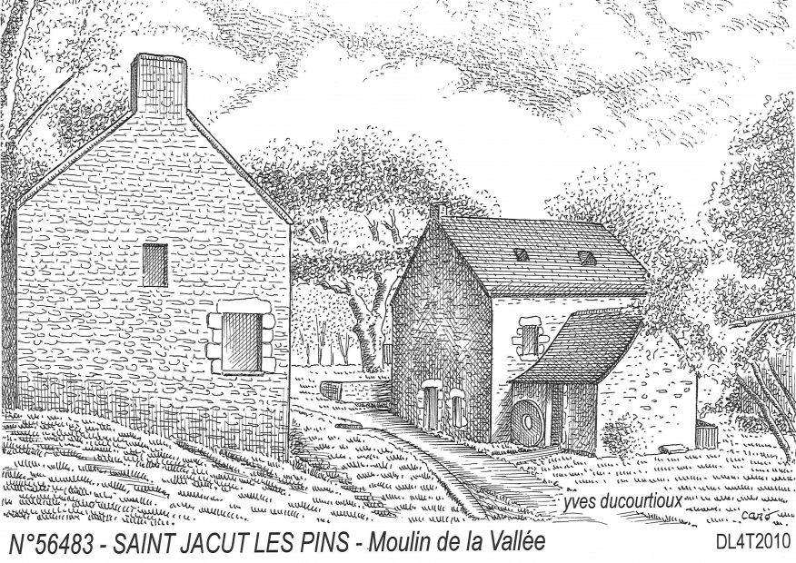 Cartes postales ST JACUT LES PINS - moulin de la valle