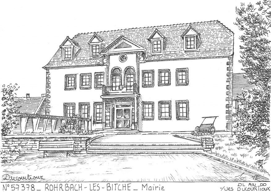 Souvenirs ROHRBACH LES BITCHE - mairie