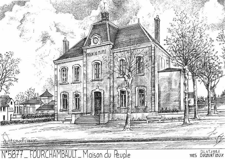 Souvenirs FOURCHAMBAULT - maison du peuple (mairie)