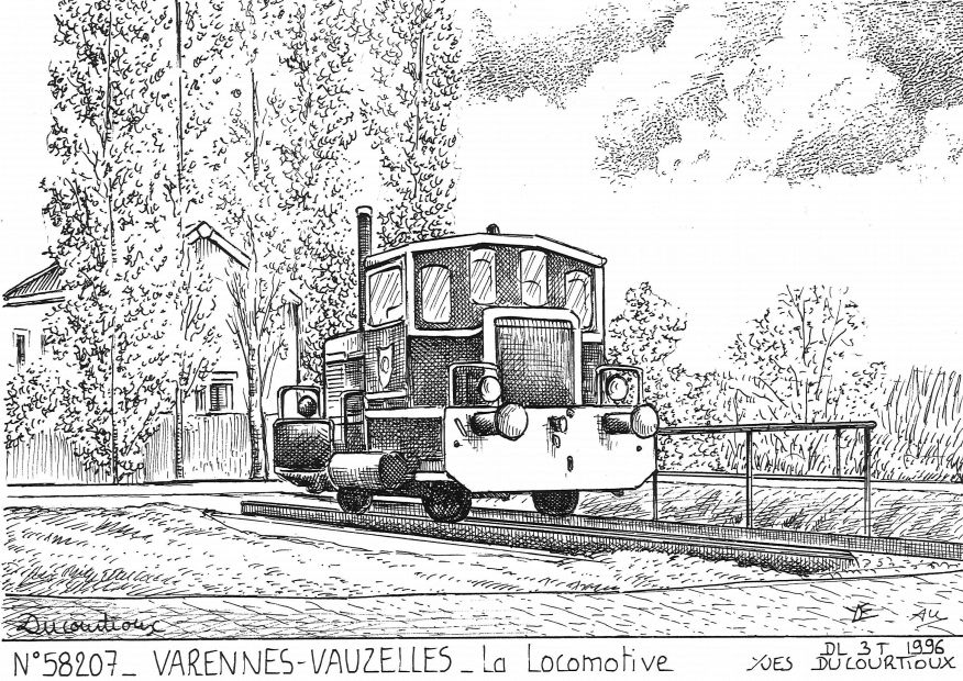 Souvenirs VARENNES VAUZELLES - la locomotive