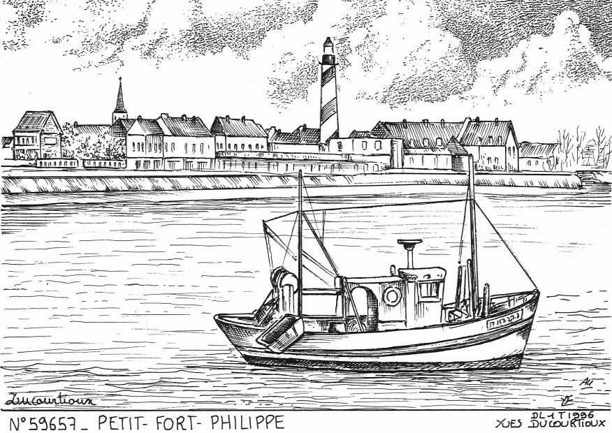 Cartes postales GRAVELINES - vue de petit fort philippe
