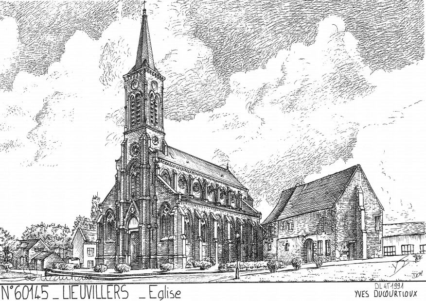 Cartes postales LIEUVILLERS - glise
