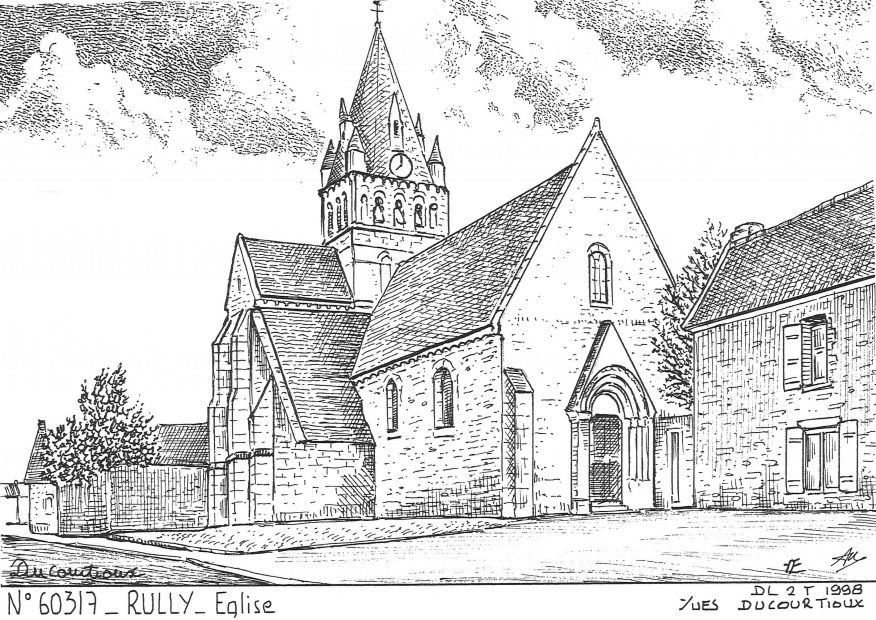 Cartes postales RULLY - glise
