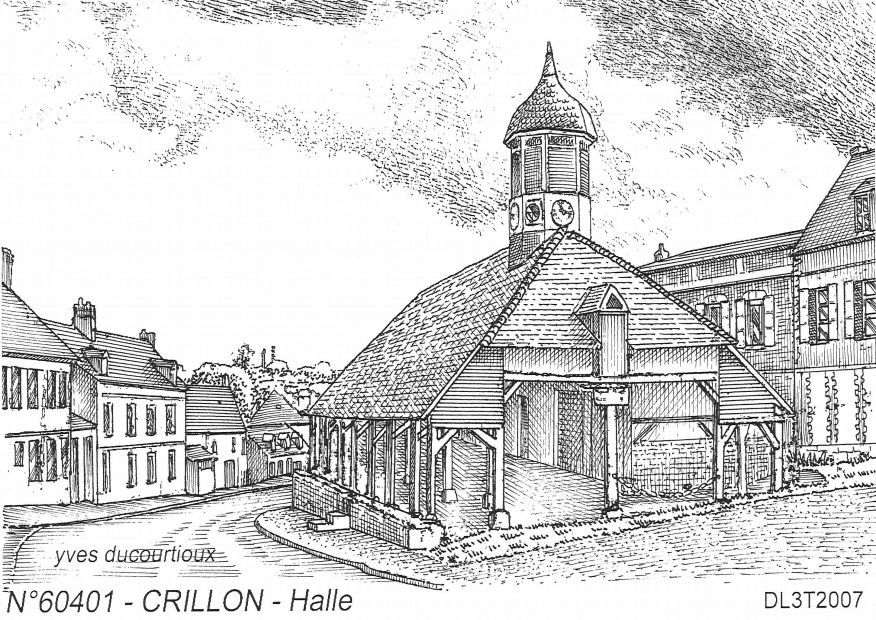 Cartes postales CRILLON - halle