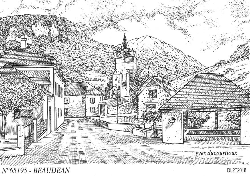 Cartes postales BEAUDEAN - vue
