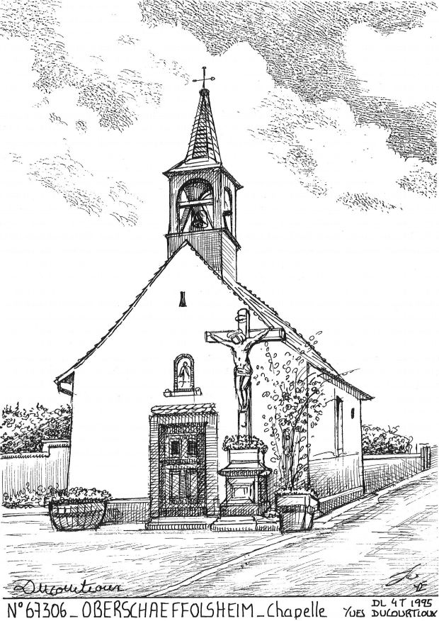 Cartes postales OBERSCHAEFFOLSHEIM - chapelle