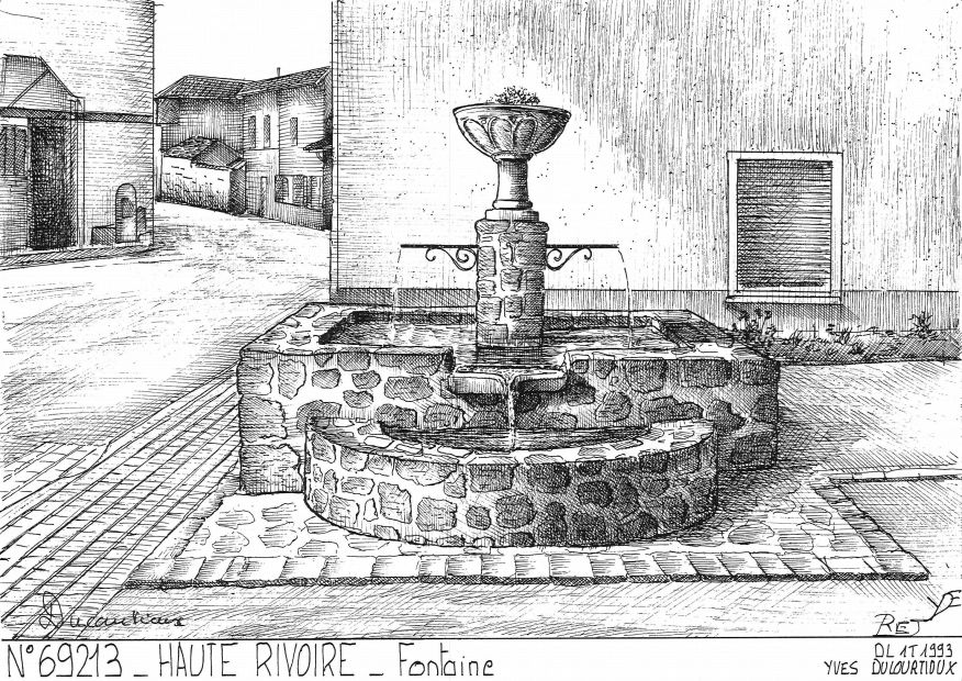 Cartes postales HAUTE RIVOIRE - fontaine