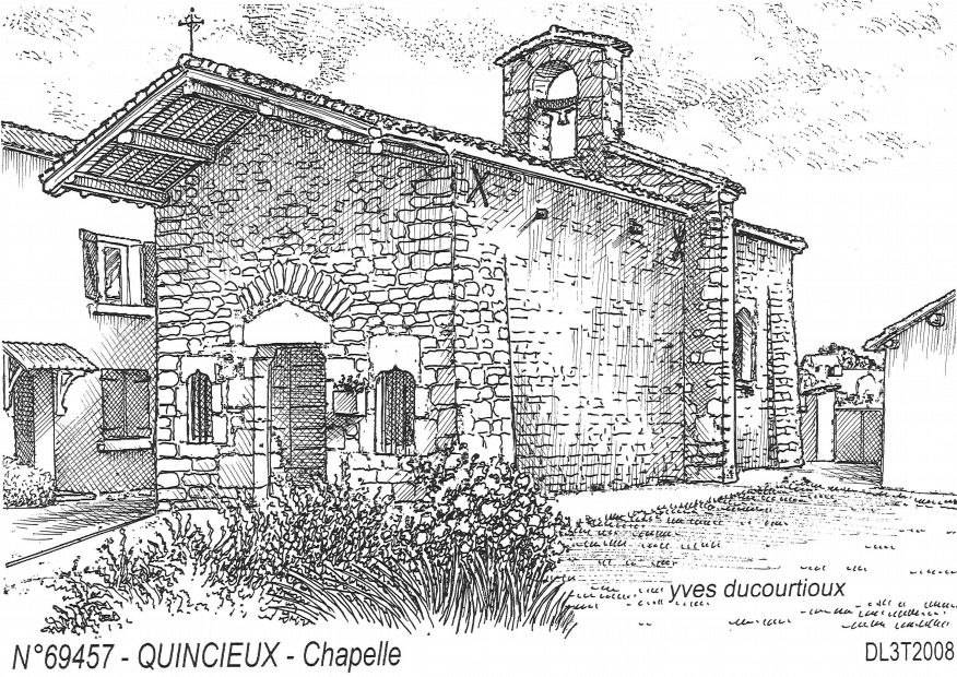 Cartes postales QUINCIEUX - chapelle