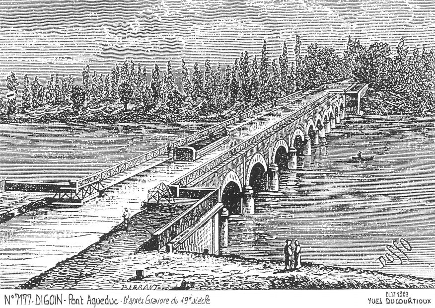 Souvenirs DIGOIN - pont acqueduc