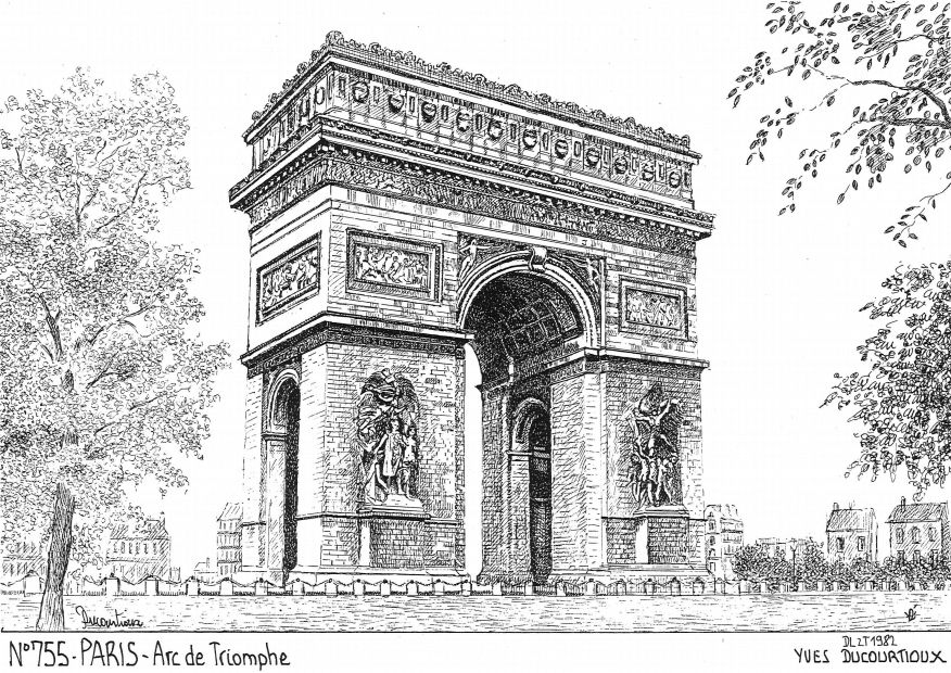 Souvenirs PARIS - arc de triomphe