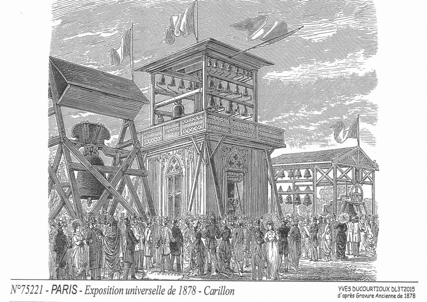 Souvenirs PARIS - expo 1878, carillon
