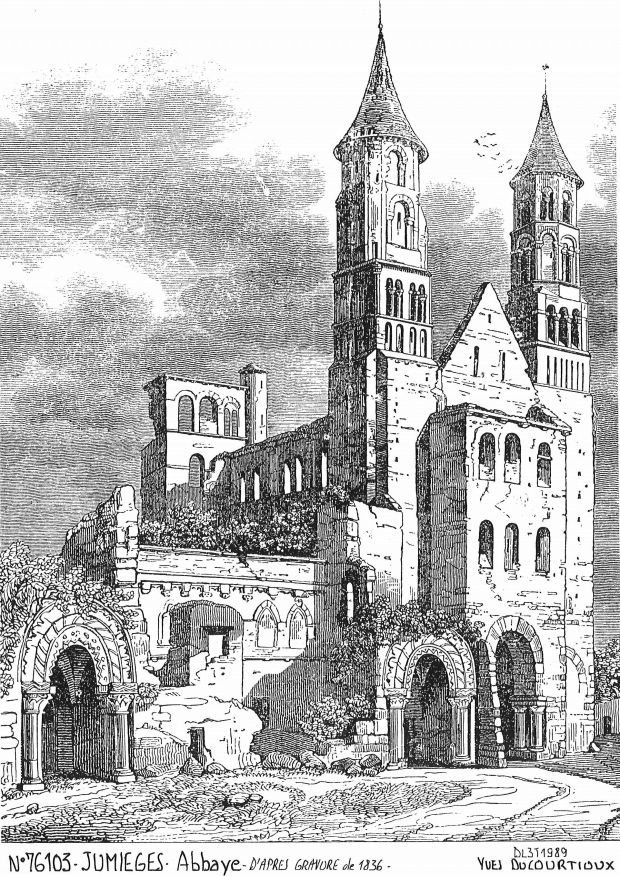 Cartes postales JUMIEGES - abbaye