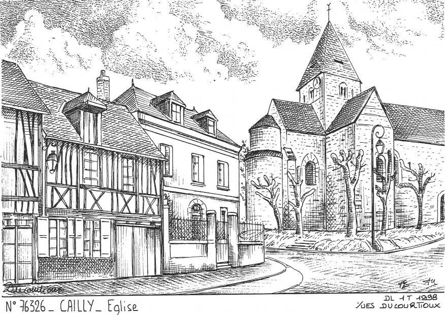 Cartes postales CAILLY - glise