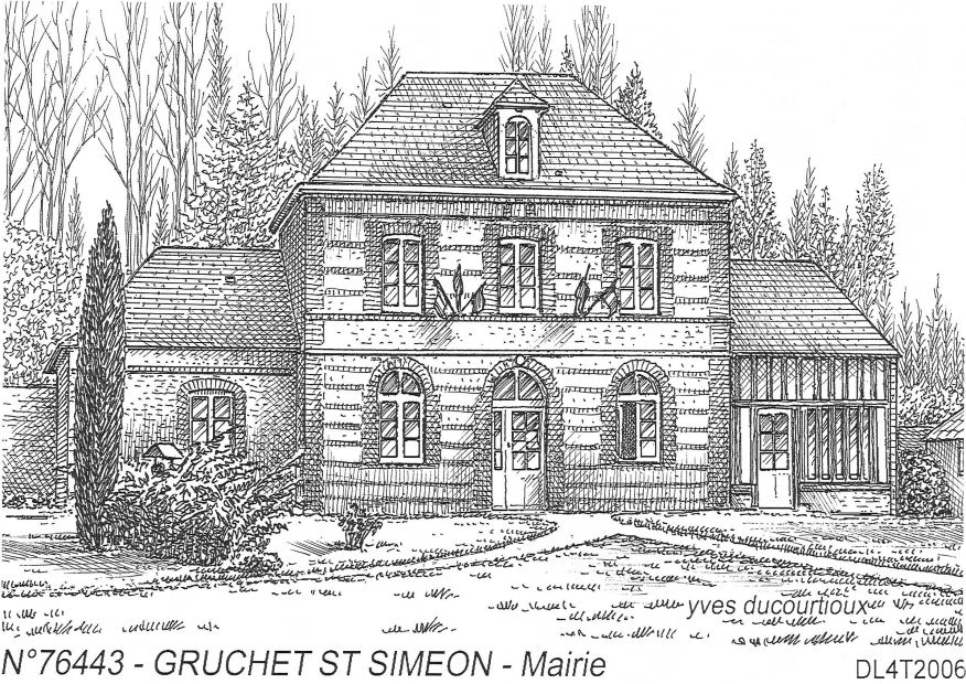 Souvenirs GRUCHET ST SIMEON - mairie