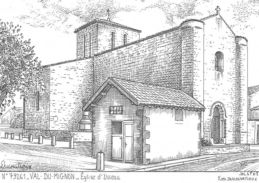 Souvenirs VAL DU MIGNON - �glise d usseau
