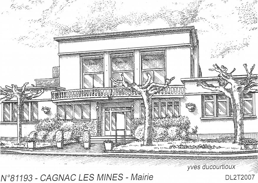 Souvenirs CAGNAC LES MINES - mairie