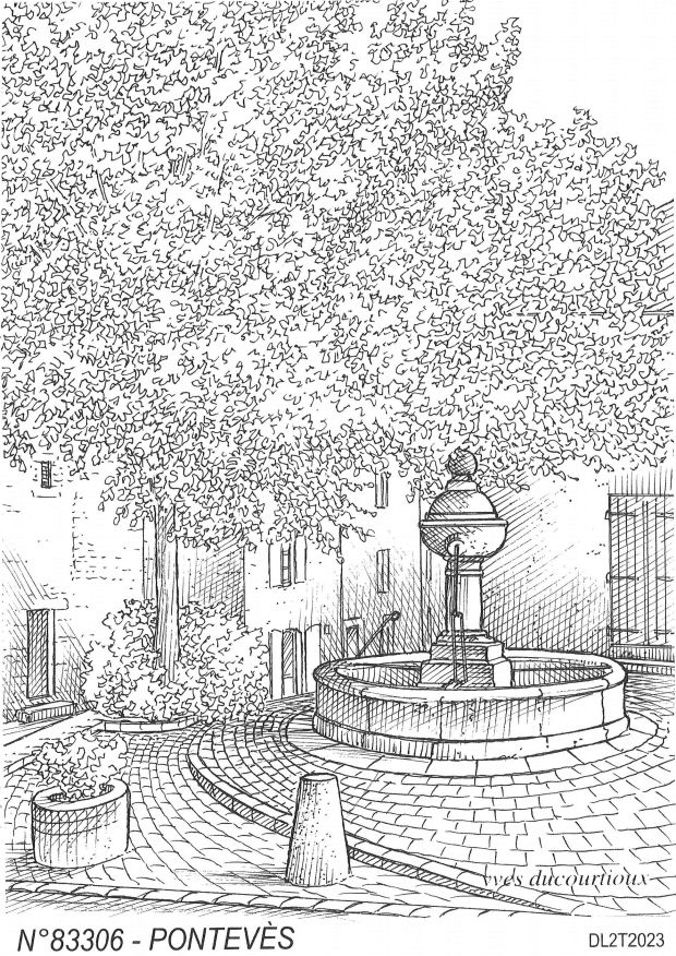 Souvenirs PONTEVES - fontaine