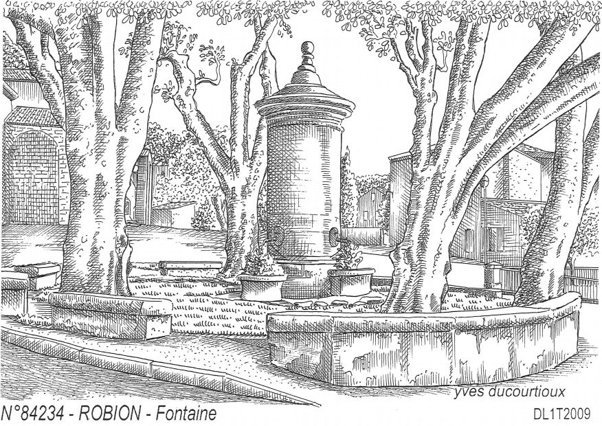 Souvenirs ROBION - fontaine