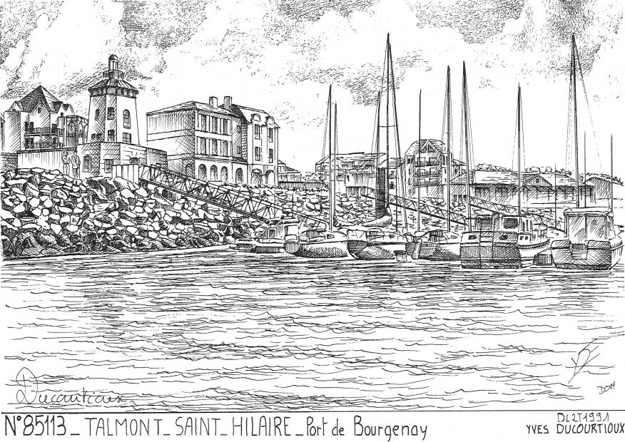Cartes postales TALMONT ST HILAIRE - port de bourgenay