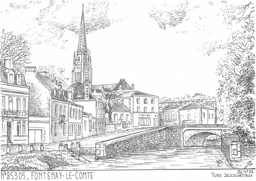 Cartes postales FONTENAY LE COMTE - vue