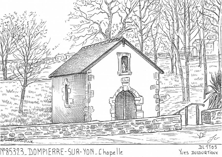 Souvenirs DOMPIERRE SUR YON - chapelle