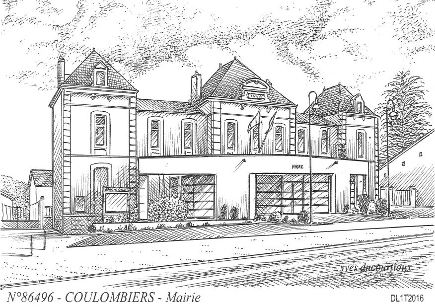 Souvenirs COULOMBIERS - mairie