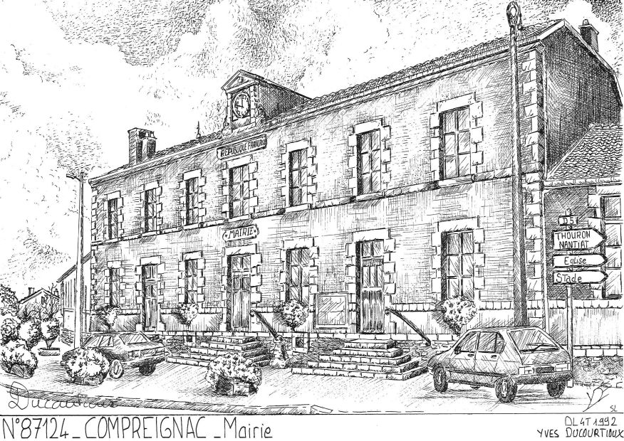 Souvenirs COMPREIGNAC - mairie