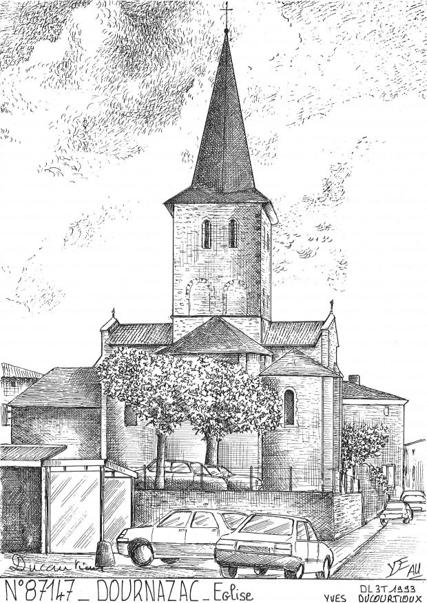 Cartes postales DOURNAZAC - �glise