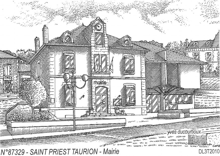 Cartes postales ST PRIEST TAURION - mairie