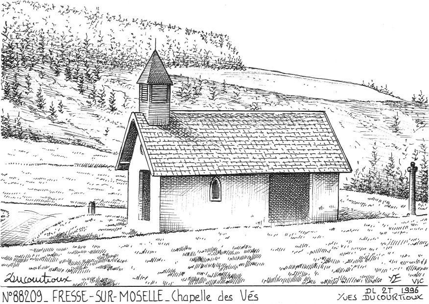 Cartes postales FRESSE SUR MOSELLE - chapelle des vs