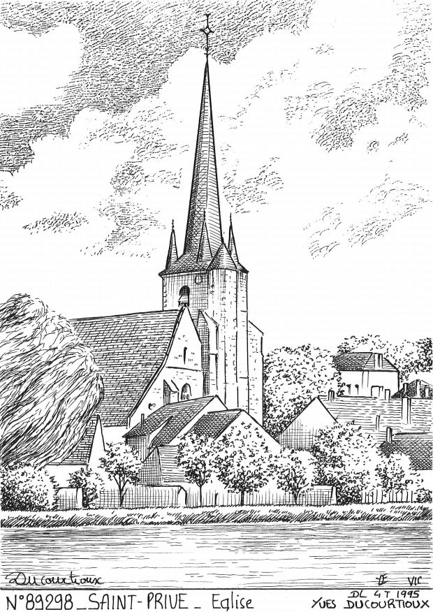 Cartes postales ST PRIVE - �glise